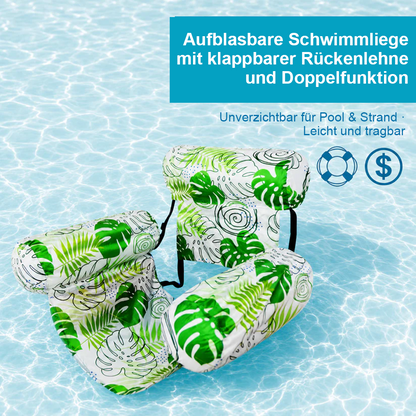 【🔥Heißer Sale – 50% Rabatt】💺🌴 Aufblasbarer Schwimmsessel – Ihr ultimatives Sommer-Must-Have 🌊