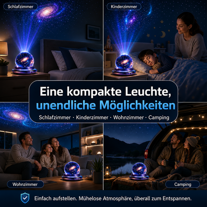 🔮 Nachtlicht-Projektor – intelligenter holografischer Sternenprojektor -up