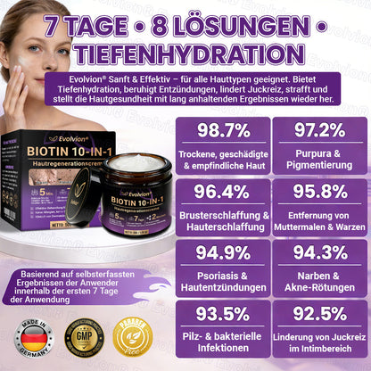 Hergestellt und versendet aus Deutschland ✨ Evolvion® Biotin 10-in-1 Hautrestaurationscreme 🔥🔥🔥