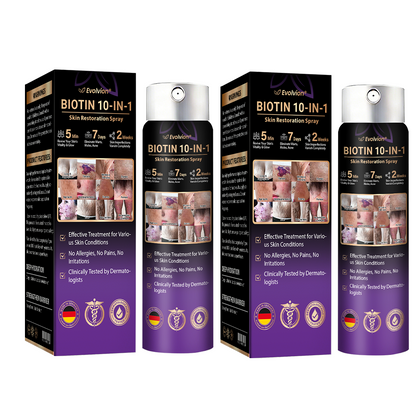 Hergestellt und versandt aus Deutschland ✨Evolvion® Biotin 10-in-1 Hautregenerations-Spray -up