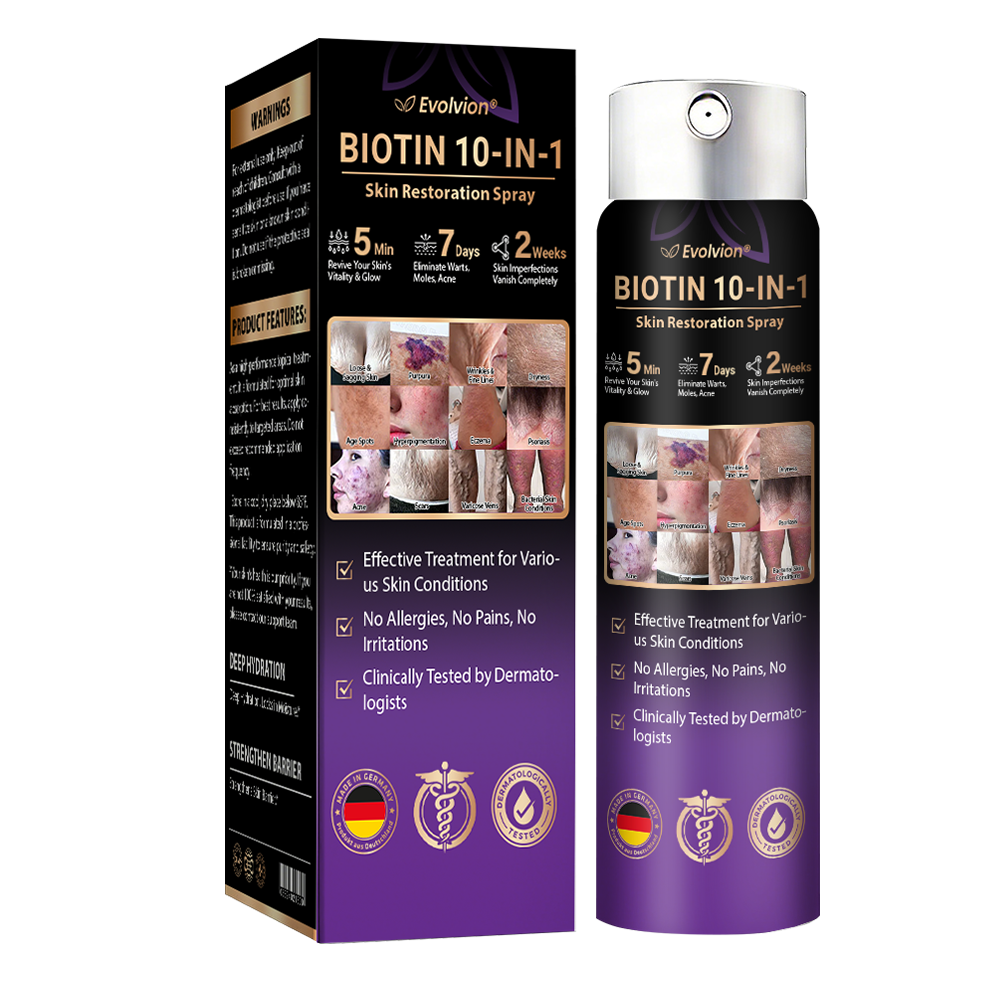 Hergestellt und versandt aus Deutschland ✨Evolvion® Biotin 10-in-1 Hautregenerations-Spray -up