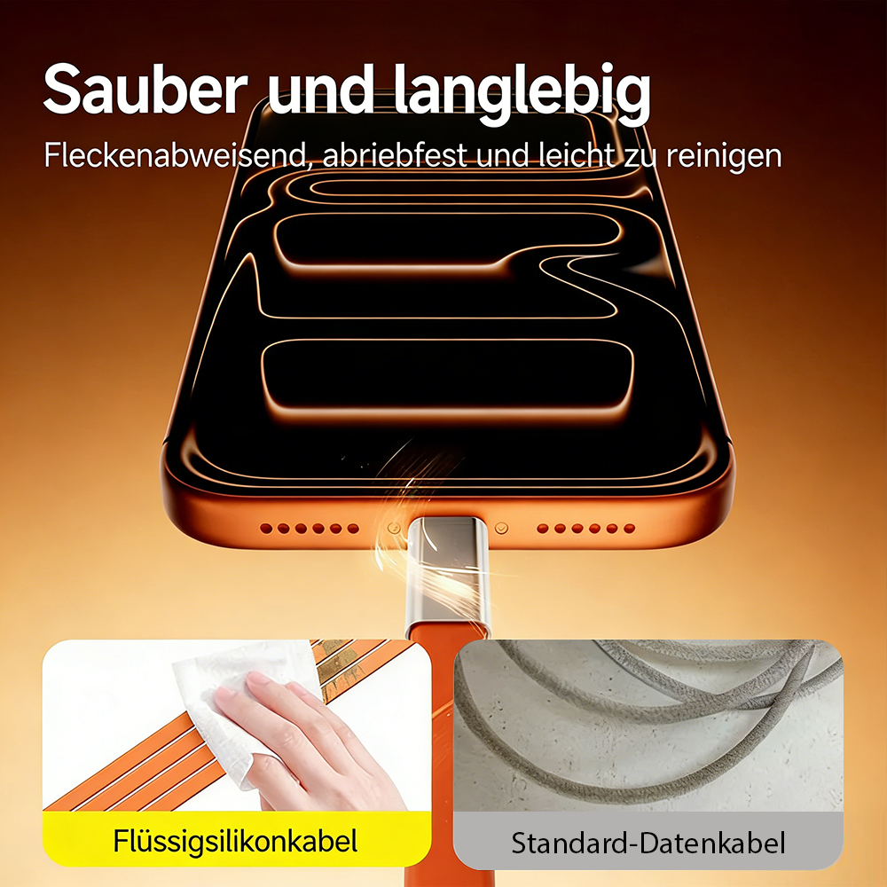 Tinycarry® 240W SuperCharge 360° drehbare unsichtbare Halterung, abnehmbares 2‑in‑1 Ladekabel, Zinklegierung & Silikon, Type‑C Kabel, kompatibel mit Apple und Samsung, unverzichtbar für Gaming, Büro und Auto