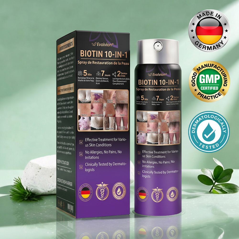 Hergestellt und versandt aus Deutschland ✨Evolvion® Biotin 10-in-1 Hautregenerations-Spray -up