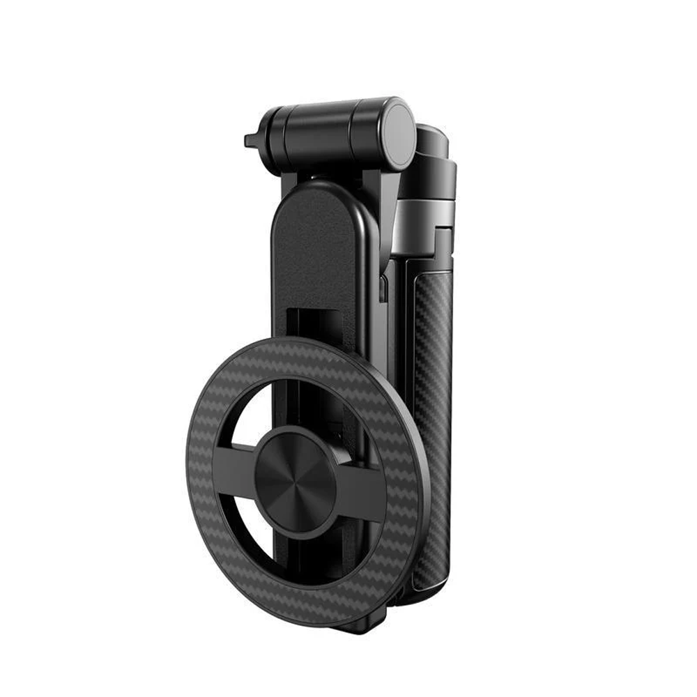 Tinycarry® 2026 Neuheit: 4-in-1 multifunktionaler magnetischer Mini-Selfie-Stick, 360° drehbar, kompakt modern, kabellose Bluetooth Steuerung, magnetische Smartphone Halterung