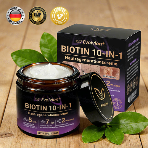 Hergestellt und versendet aus Deutschland ✨ Evolvion® Biotin 10-in-1 Hautrestaurationscreme 🔥🔥🔥