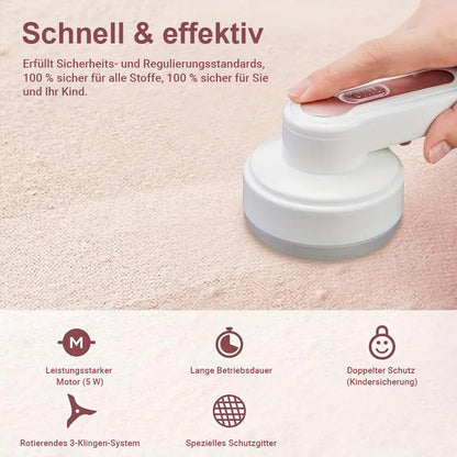 ⚡ Leistungsstarker USB-Fusselentferner — Macht jedes Gewebe wieder wie neu!