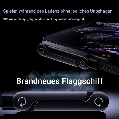 240W Super-Schnellladekabel – 2-in-1 Ladekabel & Handyhalter