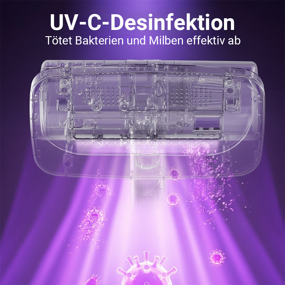Multifunktionaler kabelloser UV-Handstaubsauger für Matratzen