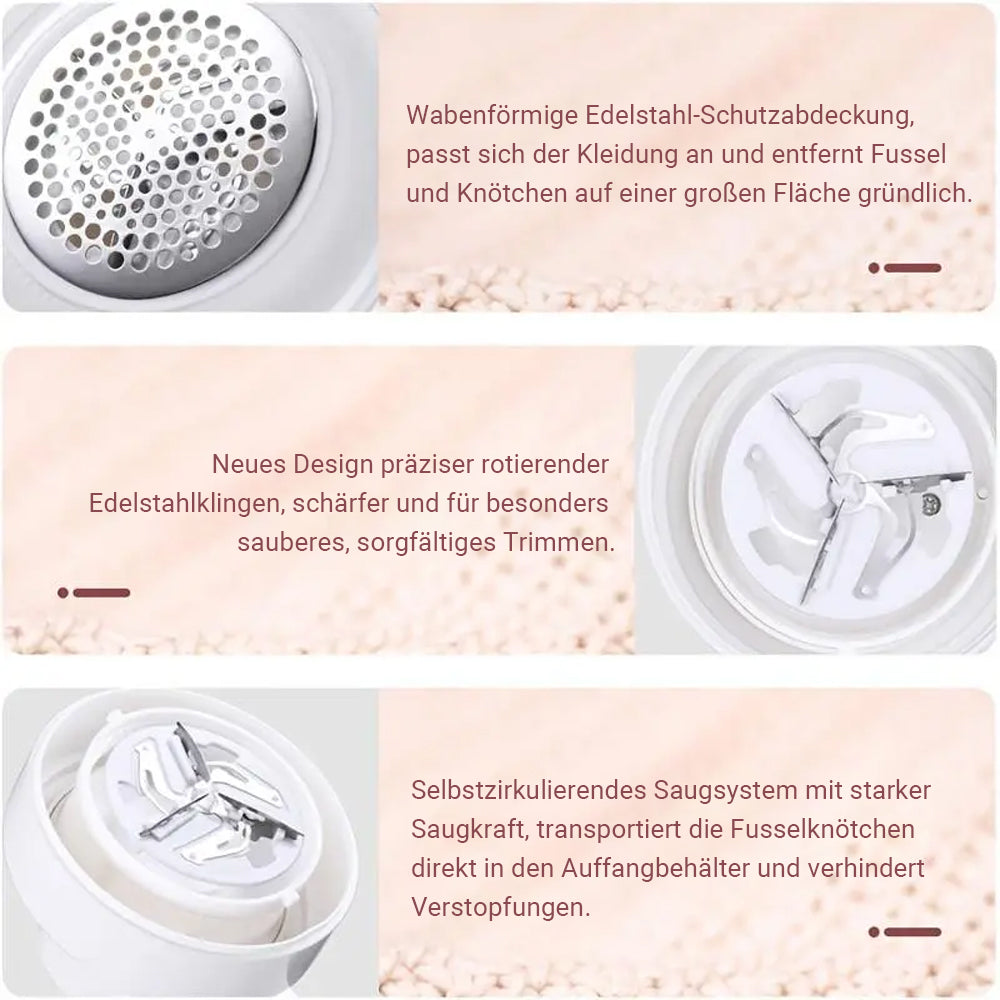 ⚡ Leistungsstarker USB-Fusselentferner — Macht jedes Gewebe wieder wie neu!