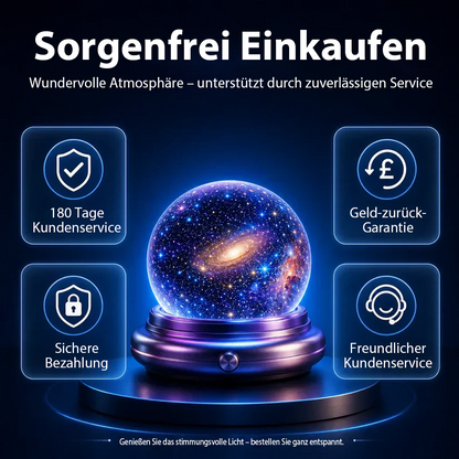 🔮 Nachtlicht-Projektor – intelligenter holografischer Sternenprojektor -up