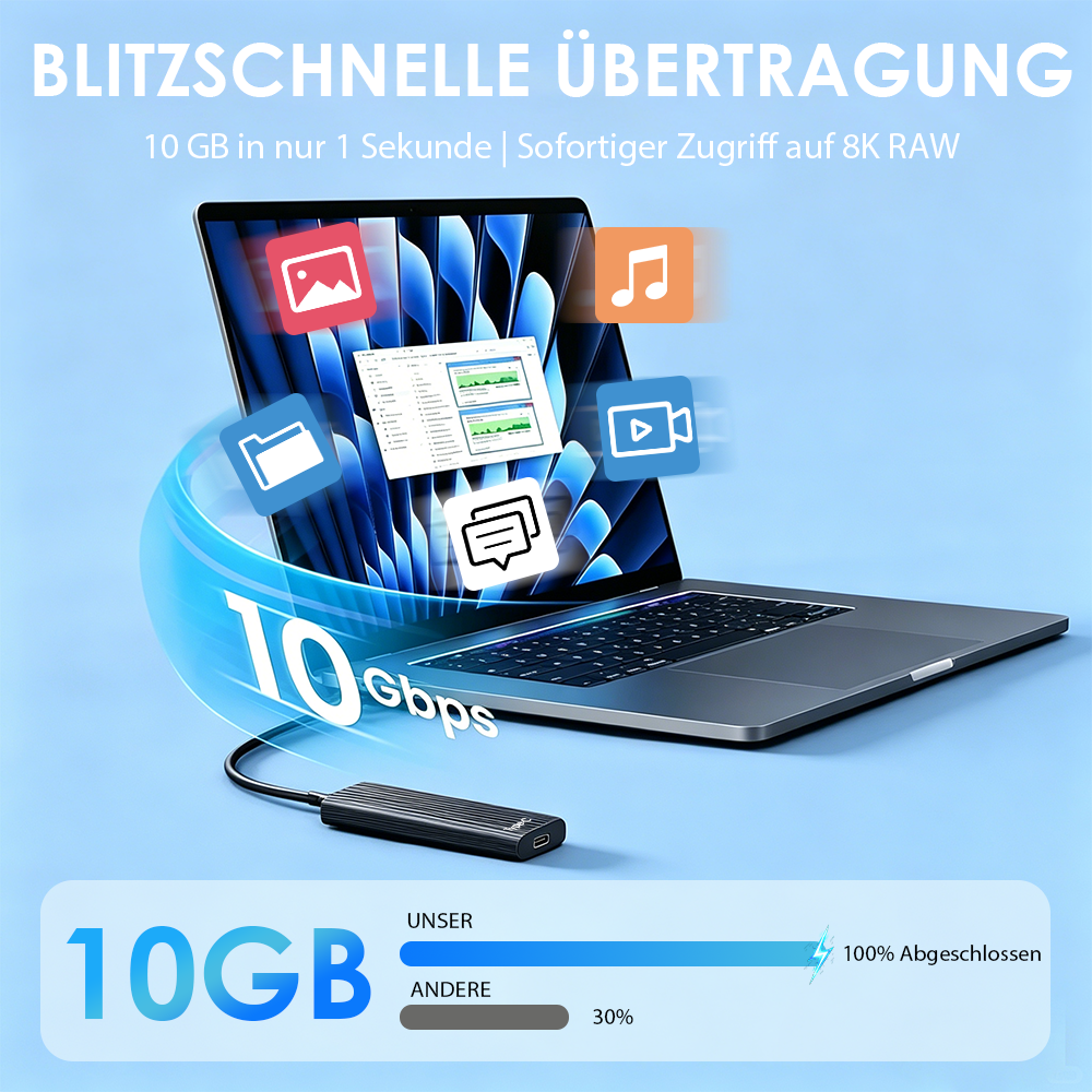 🏆Blitzverkauf⚡ Über 50.000 verkauft! Fast ausverkauft – 🔥16TB tragbare Mini-SSD mit großer Kapazität und Type-C🍇-up