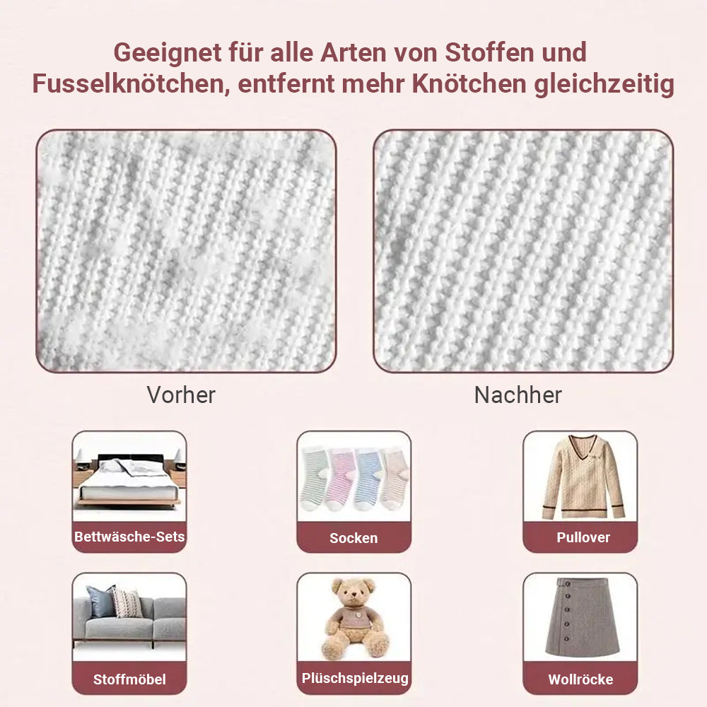 ⚡ Leistungsstarker USB-Fusselentferner — Macht jedes Gewebe wieder wie neu!