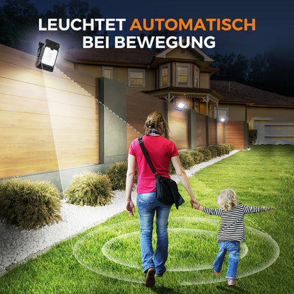 Solar-Clip-Leuchte mit Bewegungssensor – Ideal für Garten, Balkon & Terrasse! 🏡