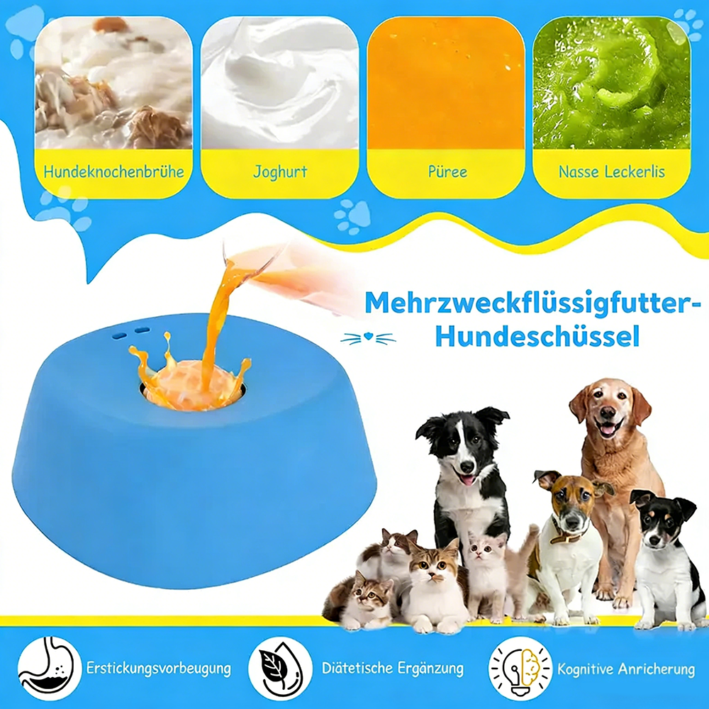 Tinycarry® Von Tierärzten empfohlene Langsamfütterungsschale für Hunde und Katzen – Interaktives Anti-Schluck-Napf für gesunde Mägen