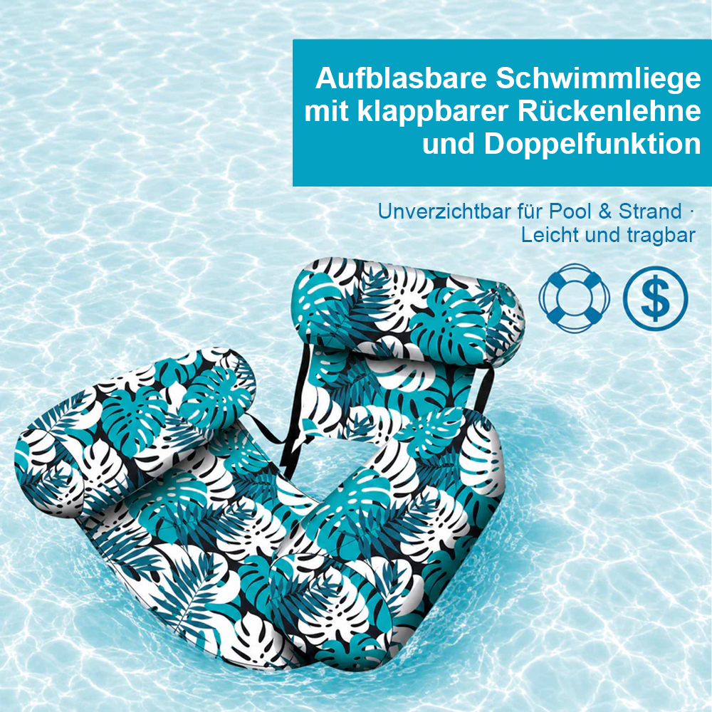 【🔥Heißer Sale – 50% Rabatt】💺🌴 Aufblasbarer Schwimmsessel – Ihr ultimatives Sommer-Must-Have 🌊