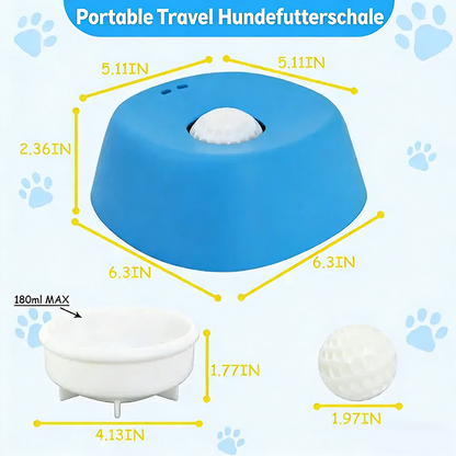 Tinycarry® Von Tierärzten empfohlene Langsamfütterungsschale für Hunde und Katzen – Interaktives Anti-Schluck-Napf für gesunde Mägen