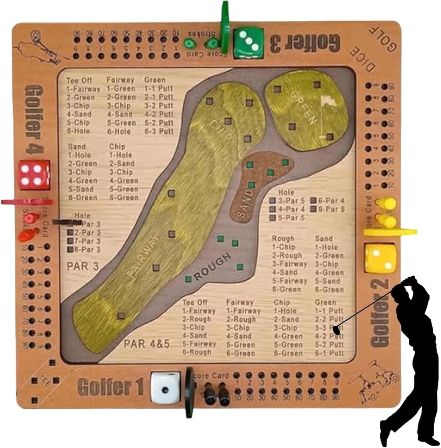 ⛳Tisch-Würfel-Golfspiel🎲✨