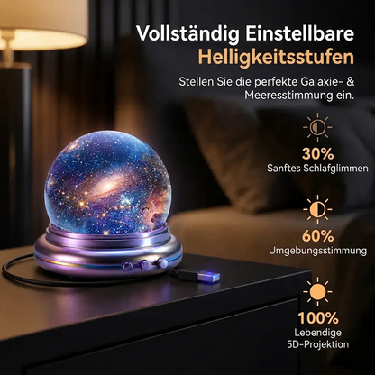 🔮 Nachtlicht-Projektor – intelligenter holografischer Sternenprojektor -up