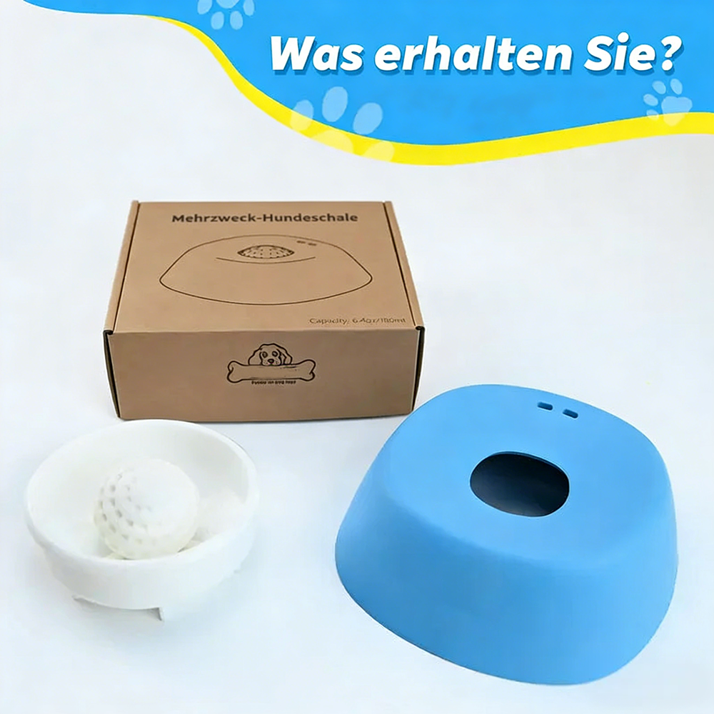 Tinycarry® Von Tierärzten empfohlene Langsamfütterungsschale für Hunde und Katzen – Interaktives Anti-Schluck-Napf für gesunde Mägen