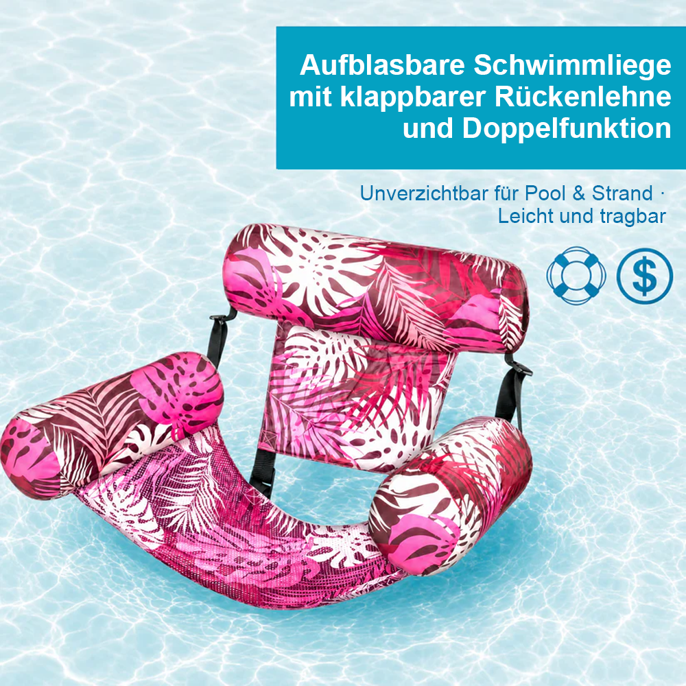 【🔥Heißer Sale – 50% Rabatt】💺🌴 Aufblasbarer Schwimmsessel – Ihr ultimatives Sommer-Must-Have 🌊