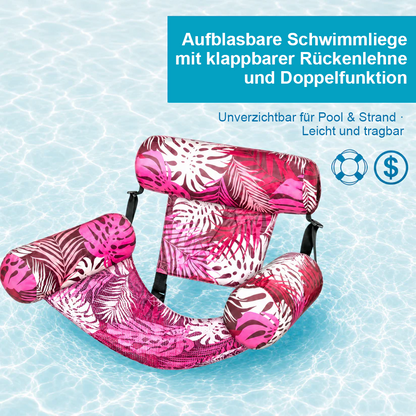 【🔥Heißer Sale – 50% Rabatt】💺🌴 Aufblasbarer Schwimmsessel – Ihr ultimatives Sommer-Must-Have 🌊