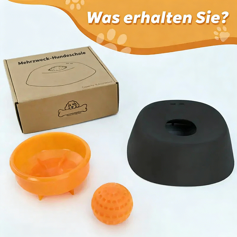Tinycarry® Von Tierärzten empfohlene Langsamfütterungsschale für Hunde und Katzen – Interaktives Anti-Schluck-Napf für gesunde Mägen