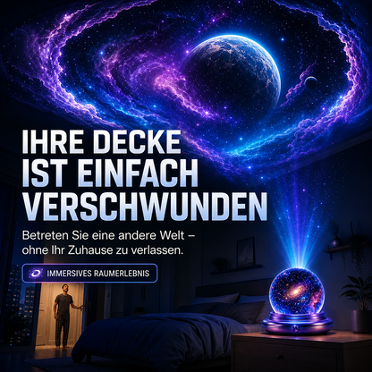 🔮 Nachtlicht-Projektor – intelligenter holografischer Sternenprojektor -up