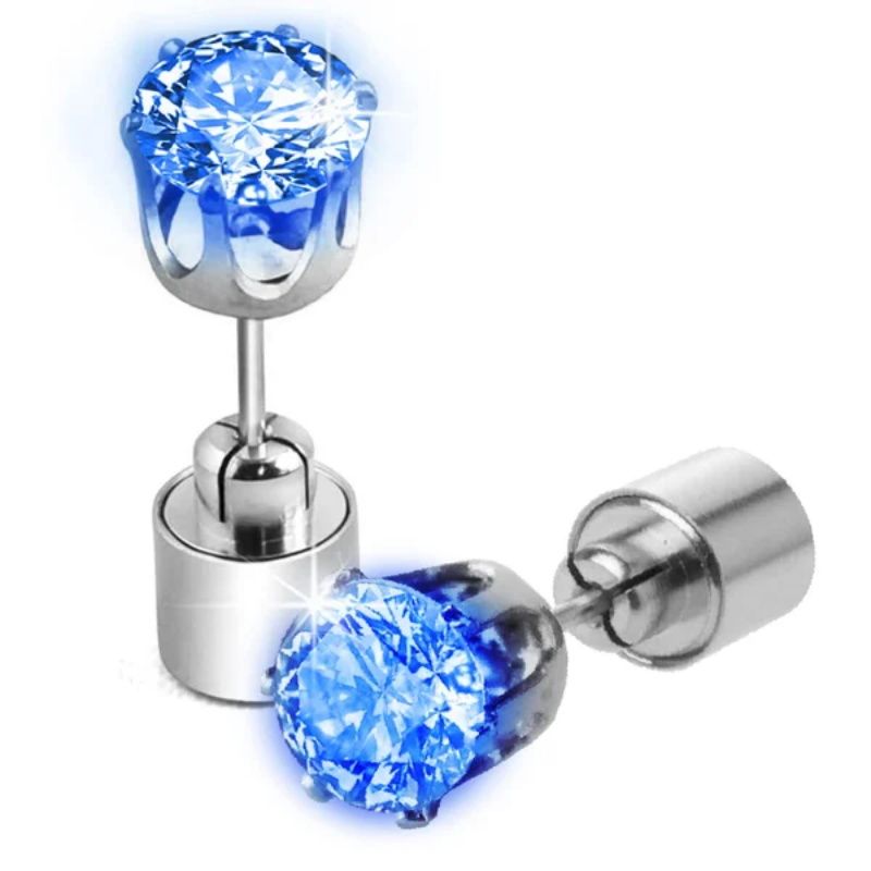 Stylische LED-Leucht-Kronenohrringe