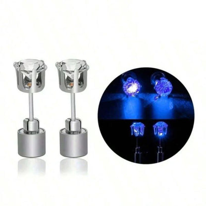 Stylische LED-Leucht-Kronenohrringe