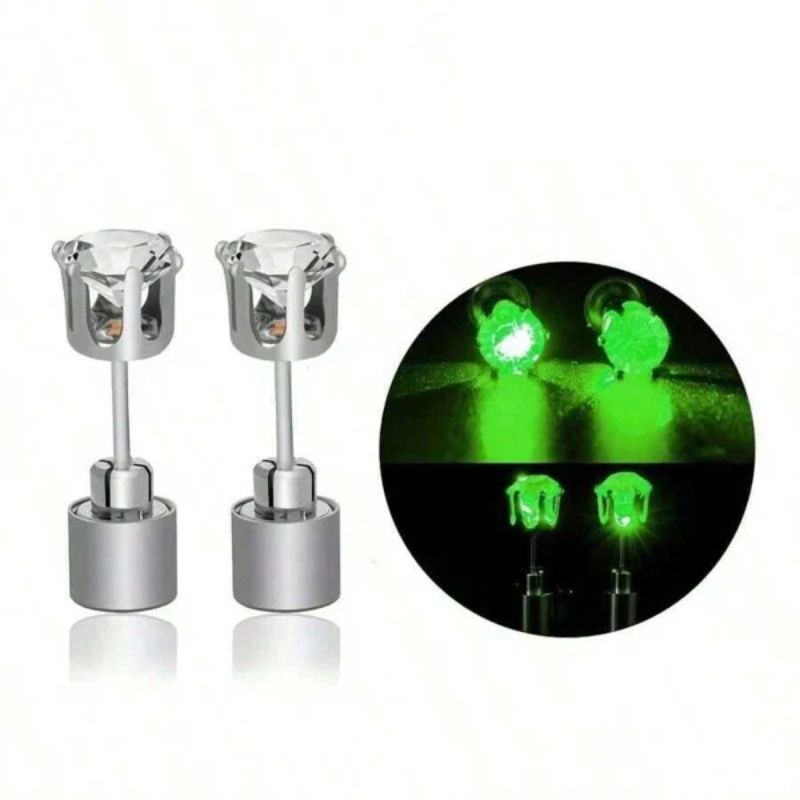 Stylische LED-Leucht-Kronenohrringe